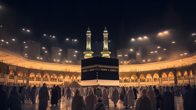 Muslims who do the hajj at Makkah Generative Ai