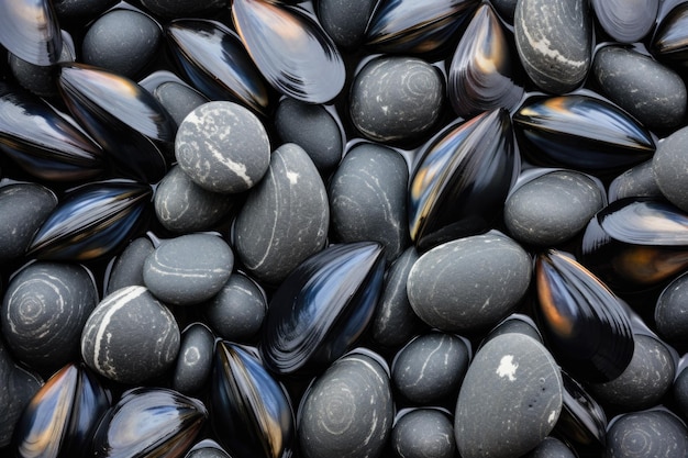 Mussels as texture