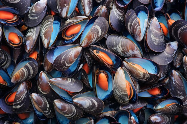 Mussels A Seafood Delight at Ang Sila Fish Market in Chonburi Thailand