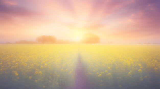 Mustard Fields in Full Bloom