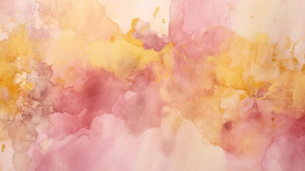 Mustard yellow and dusty rose watercolor splash abstract wallpaper this pattern brings a touch of sophistication combining warm hues and muted tones for a visually stunning and contemporary look