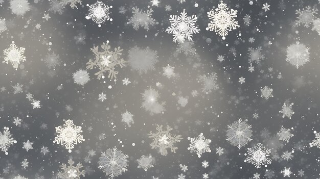 muted christmas background with snowflakes