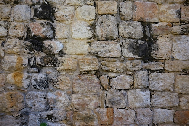 muur metselwerk Maya oude stad, abstracte achtergrond oude stenen archeologie muur in mexico