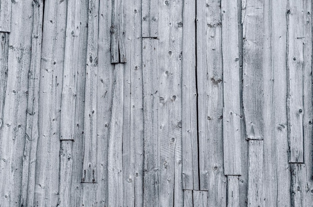 Muur van de oude grijze planken beschadigd door het klimaat Vintage houten achtergrond