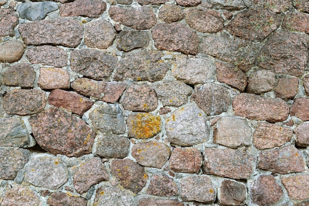 Muur van grote stenen. Textuur van steen. Achtergrond met stenen.