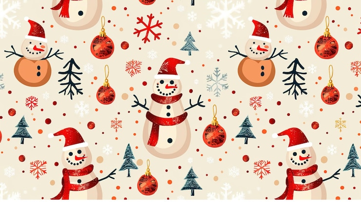 Foto muurpapier in kerststijl