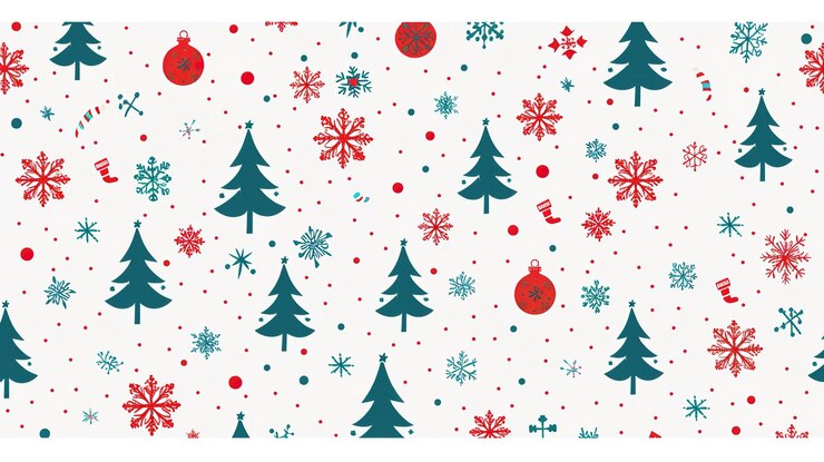 Foto muurpapier in kerststijl