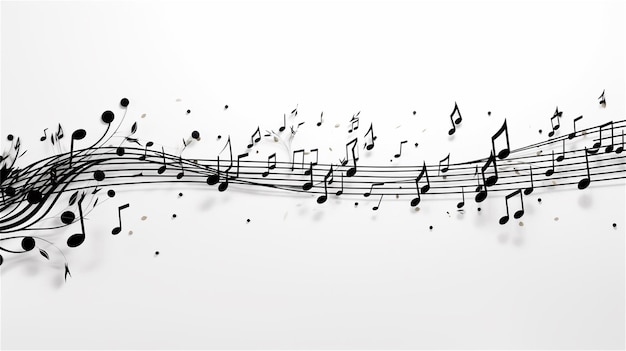 muziek achtergrond noten
