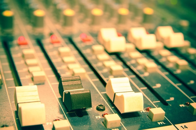 Foto muziek mixer