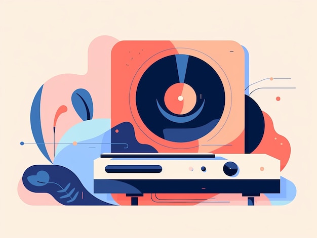 Foto muziekillustratie voor websitebanner