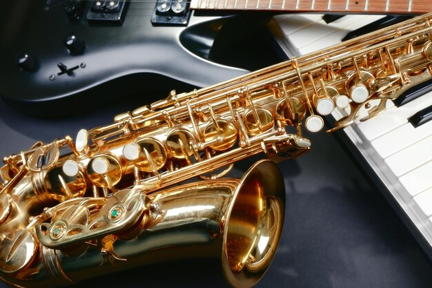 Muziekinstrumenten close-up