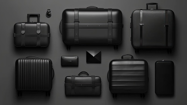 Черный и классический аксессуар для чемодана My Awesome для путешествий