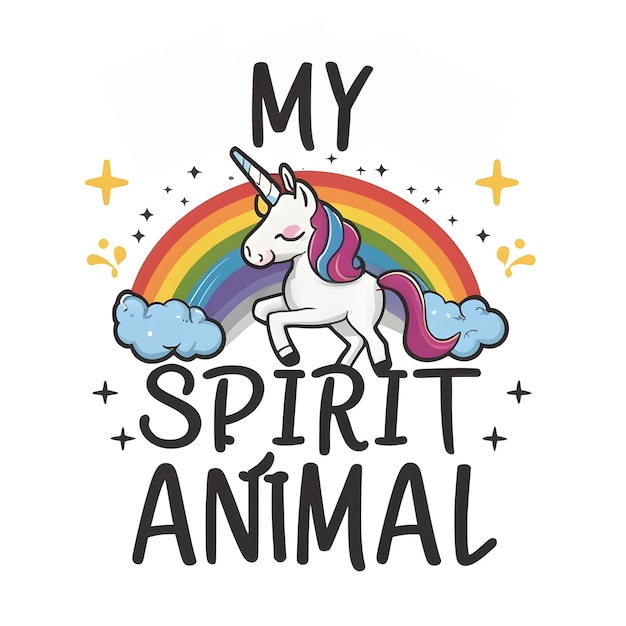 my spirit animal tshirt design