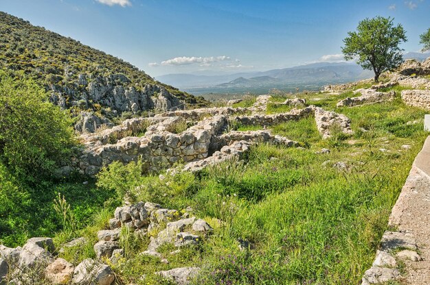 Mycene in peloponnesos, griekenlandargolis