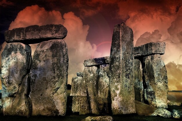 Foto mysterieus stonehenge