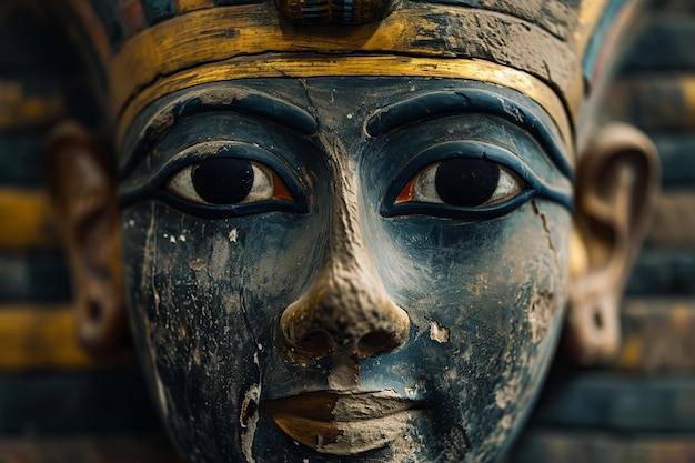 Mysterious Ancient mummy portrait Generate Ai