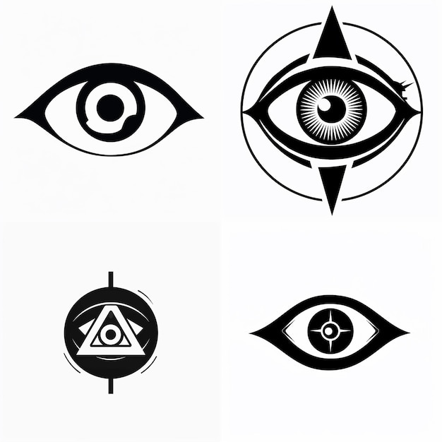 Mysterious eye of Providence third eye allseeing eye