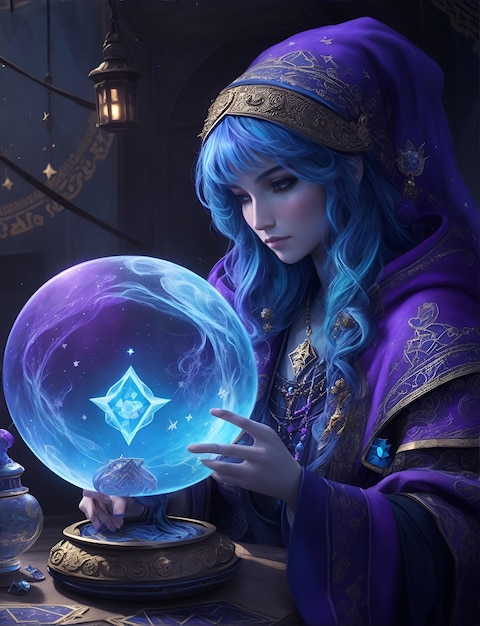 Mysterious fortune teller