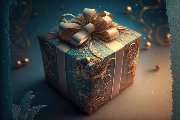 Mysterious Gift box for present