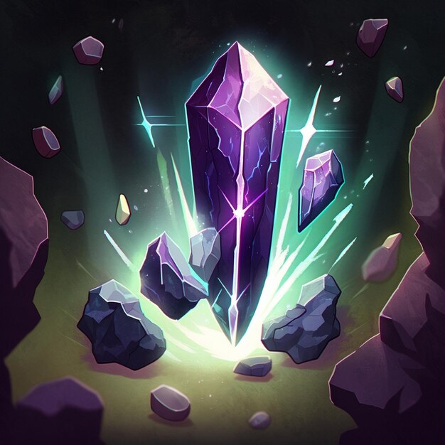 Mysterious magic crystals