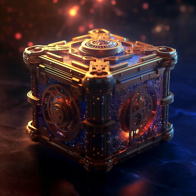 Mysterious magic puzzle box