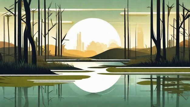 Mysterious and Serene Swamps