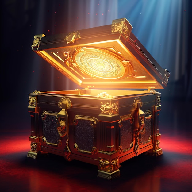 mysterious treasure chest