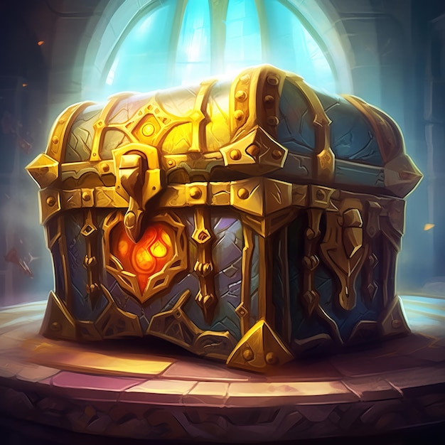 mysterious treasure chest