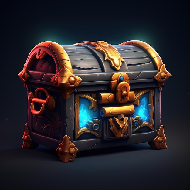 mysterious treasure chest