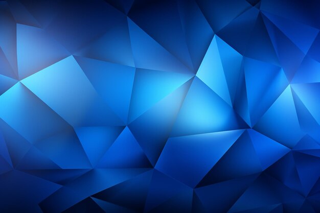 Mystic Cobalt Mirage blue polygon photo