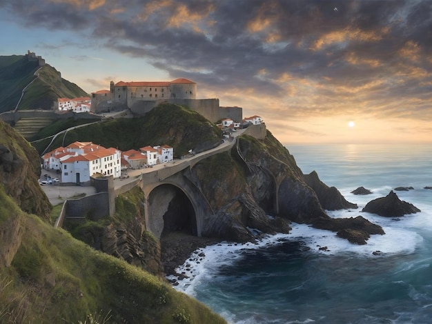 Mystic Connection San Juan de Gaztelugatxe en de zee