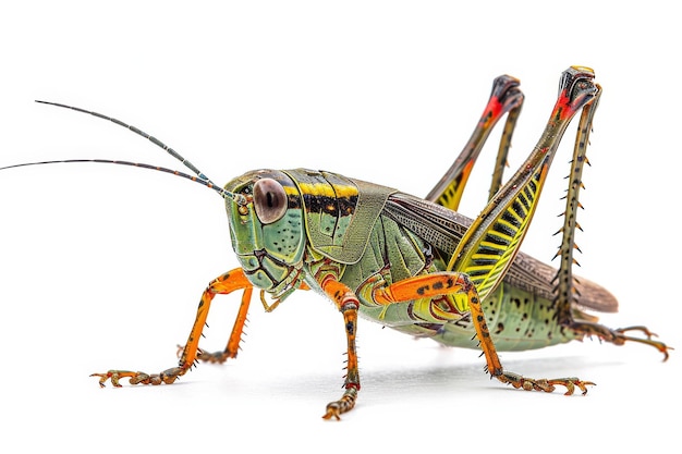 Foto ritratto mistico del cricket australiano a fianco di vista a corpo intero closeup view