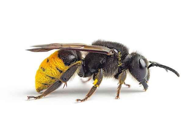 Photo mystic portrait of stingless bee in studio