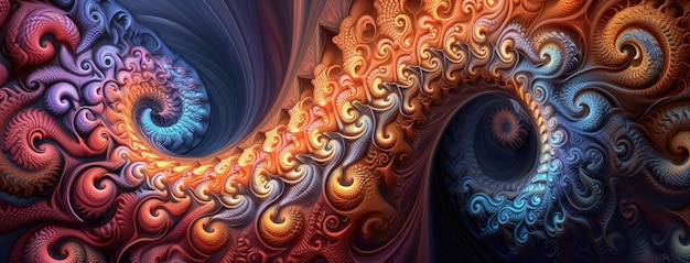 Photo mystical 3d fractal