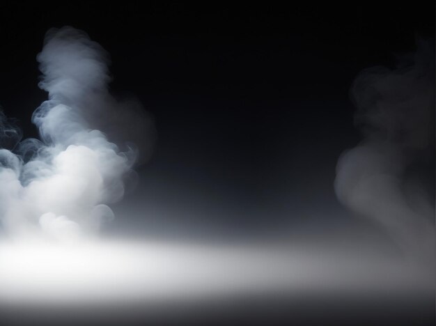 Mystical Ambiance Dark Room with Light and Smoke Background in 8K 85