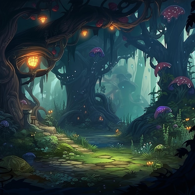 Mystical Enchantment Journey door het middeleeuwse heksenwoud met Rayman Legends' boeiende 2D