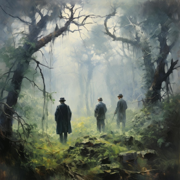 Mystical Encounters Michael Ancher Robert Hagan and the Vivid Elytra Faces in Edwardian Woodland