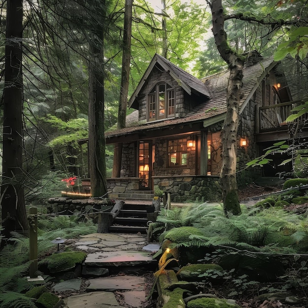 Mystical forest retreat enchanted escapes natures magic