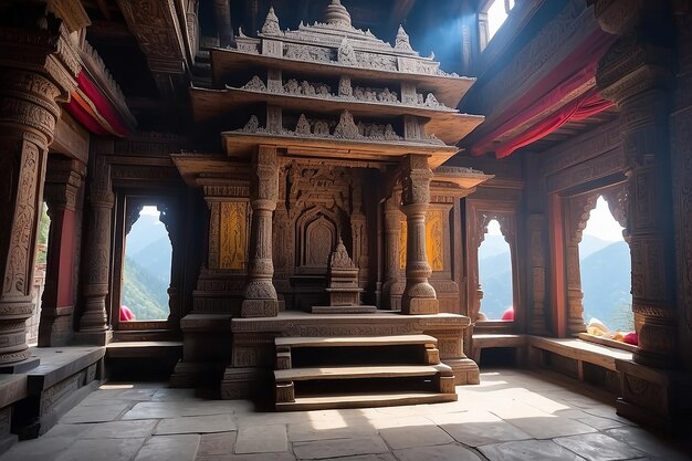 Mystical Himalayan Temple