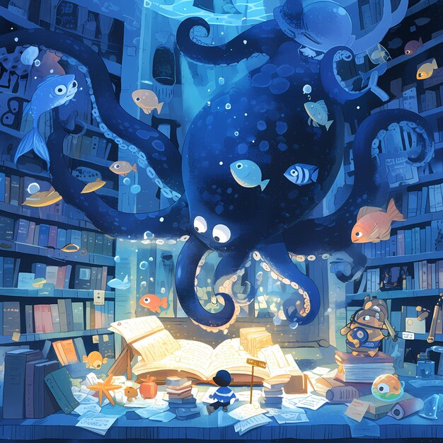 Mystical Ocean Library Adventure