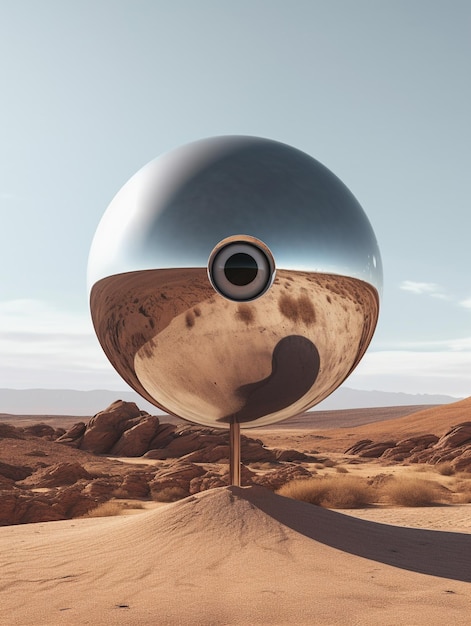 Фото Мистические сферы сюрреалистическое путешествие через пустынные сны и космические миры