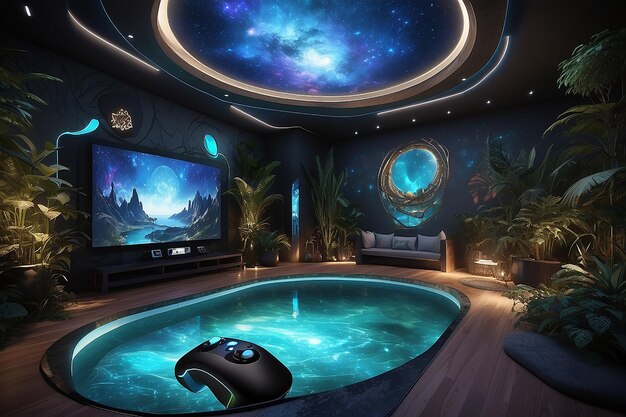 Mystical VR Oasis Senses Retreat in a Gaming Wonderland