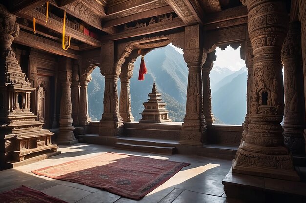 Mystieke Himalaya-tempel