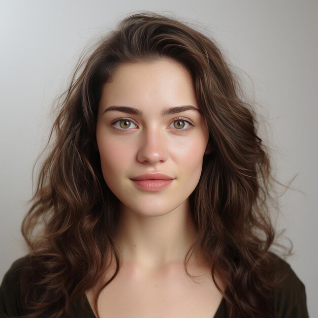 Premium Photo Mystique Unveiled A Captivating Portrait of a Brown