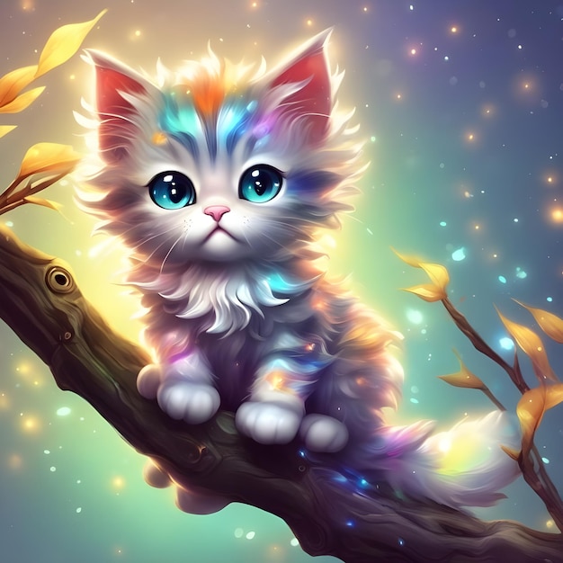 mythical cat ai generation