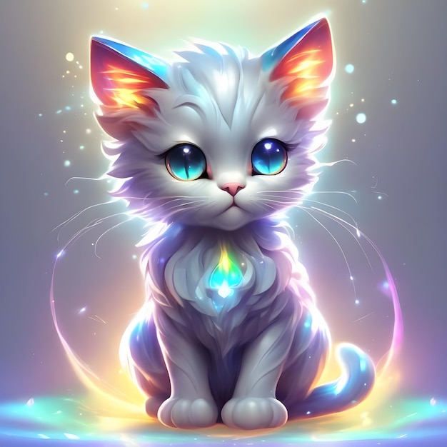 mythical cat ai generation