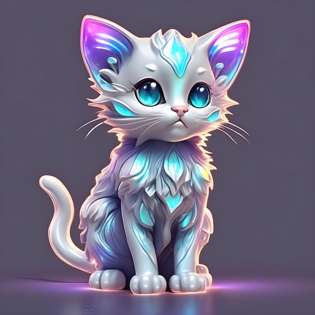 mythical cat ai generation