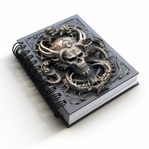 Mythological Symbolism A 3d Design Book With Highly Detailed Skull Model
