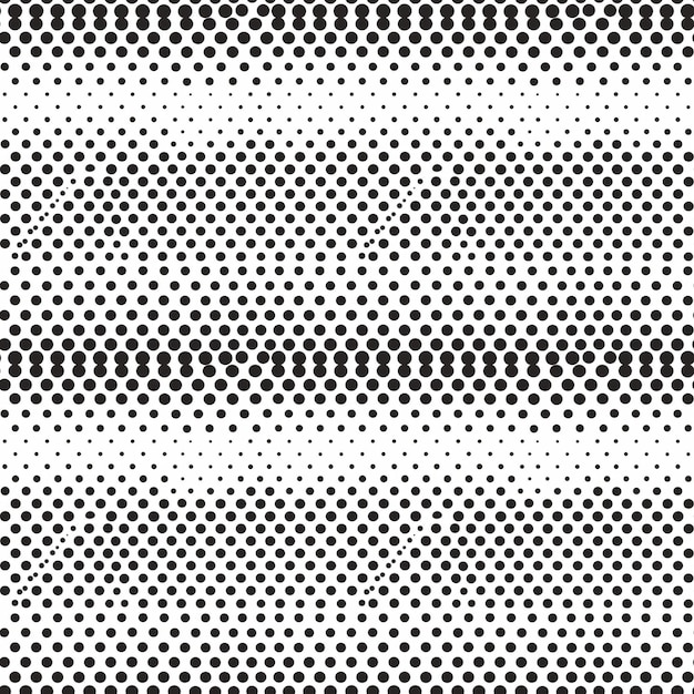 Foto naadloos cirkelhalftone patroonontwerp