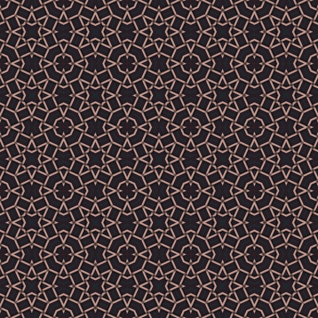 Naadloos gevlochten patroon van lijnen Vierkantig abstract patroon Gewoven stof textuur